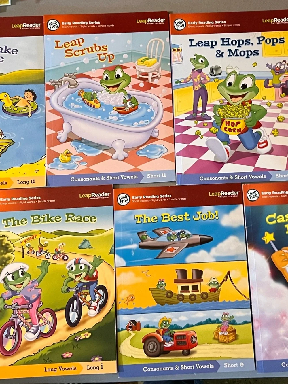 LeapFrog LeapReader Early Reading Books Bundle of 9 Learn to Read Set